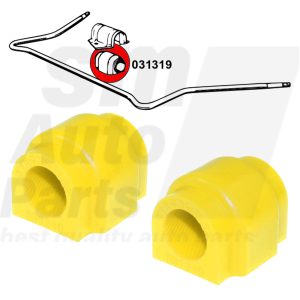 Front anti roll bar bushings SPORT BMW 3 E21