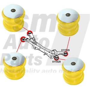 Rear crossmember / Subframe bush kit SPORT Alfa Romeo 159 / Spider / Brera