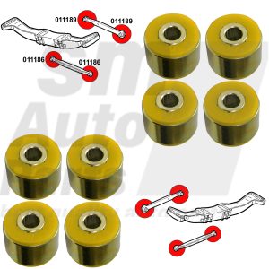 Rear suspension arm bush kit SPORT Alfa Romeo 147 / 156 / GT