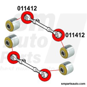 Rear track rod bush SPORT Alfa Romeo 166