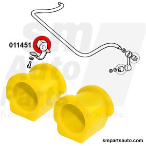 Front anti roll bar bush SPORT Alfa Romeo Alfetta / GTV / GTV6 / Giulietta