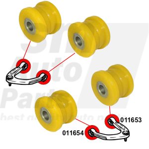 Front upper arm bush SPORT Alfa Romeo 159 / Brera / Spider