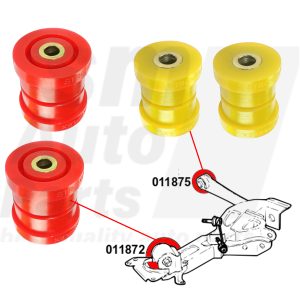 Rear trailing arm bushings kit Alfa Romeo 159 / Brera / Spider