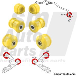 Front suspension bush kit SPORT Alfa Romeo Giulietta